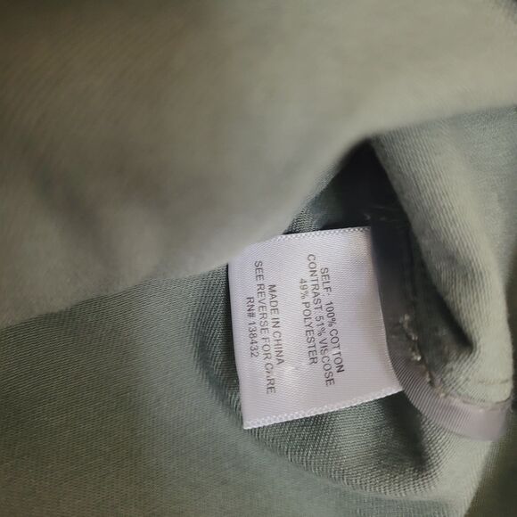 Modcloth Aztec Utility Green Jacket Medium Green Army Pockets Embroidered Boho - Picture 3 of 7